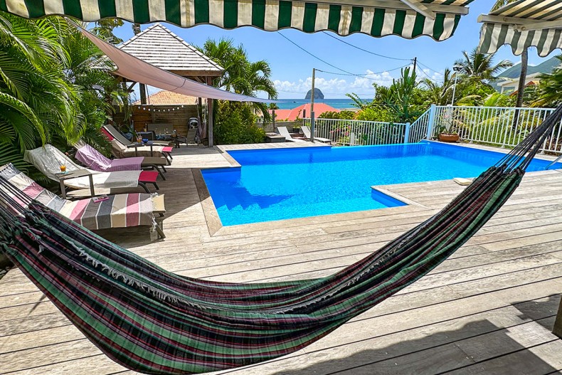 grande belle villa de luxe Familiale martinique hamac piscine