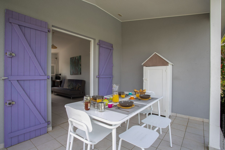 La terrasse du bungalow cap est