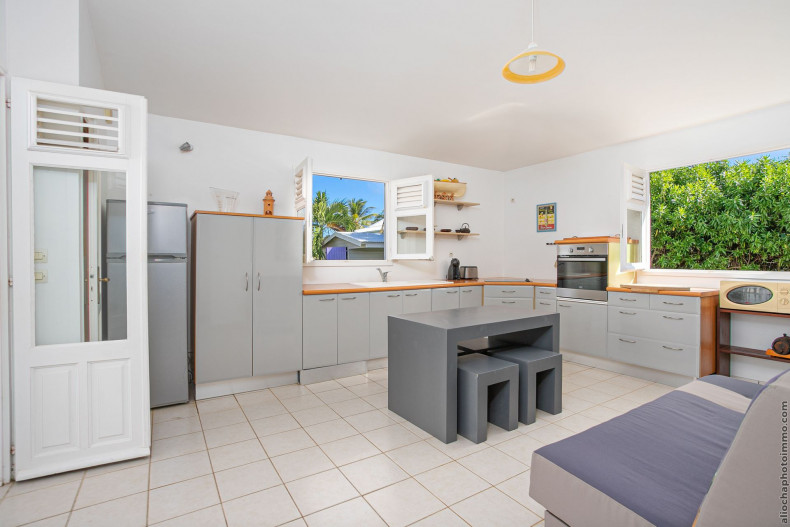 La cuisine du bungalow