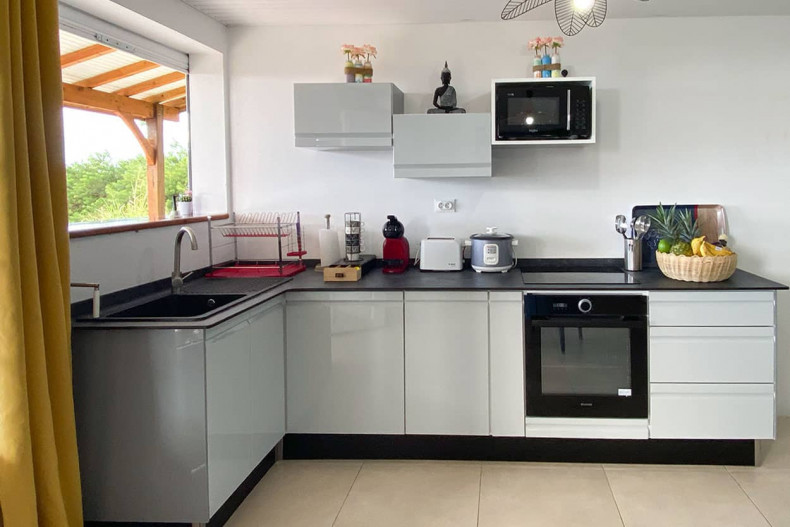 maison vacances le carbet piscine Kaz Belle Vue