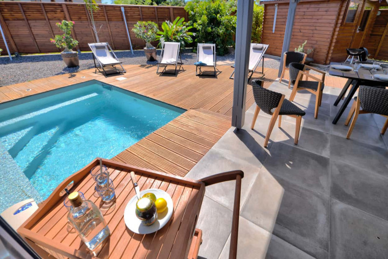 Location villa piscine Sainte Luce