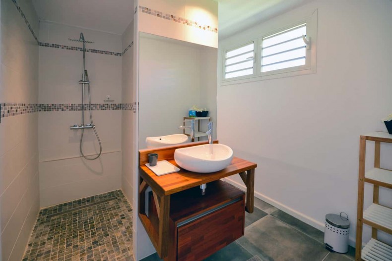 salle d'eau suite parentale Martinique