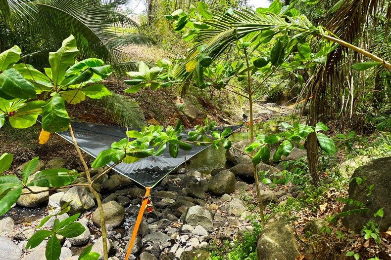 Le hamac de la rivière salée