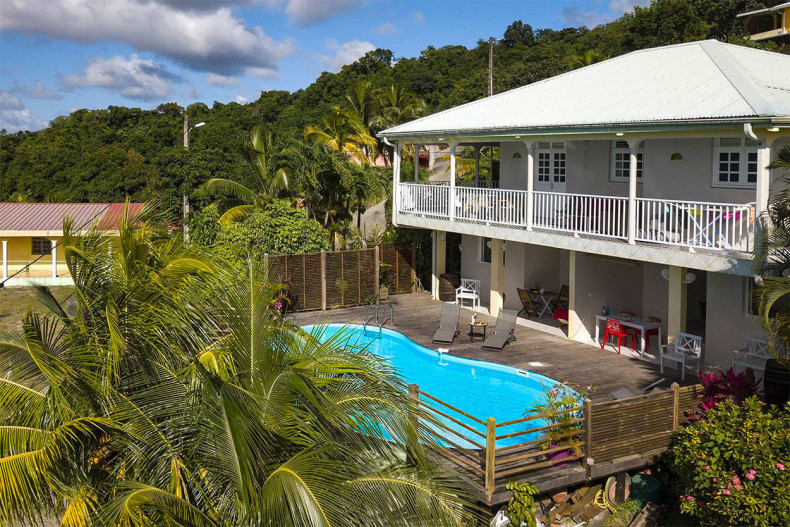 Location studio sud martinique piscine