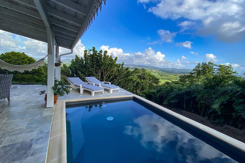 Location Fleury villa picine Martinique