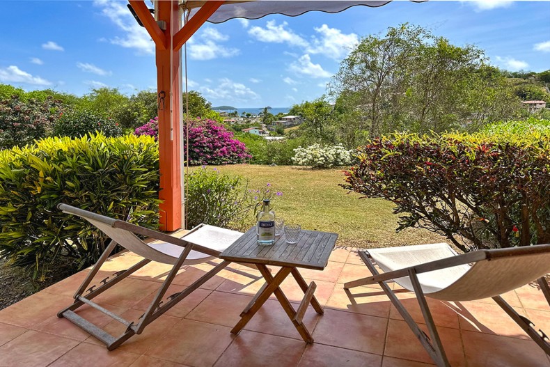 Location Maison Martinique la Sérénité chaises longues