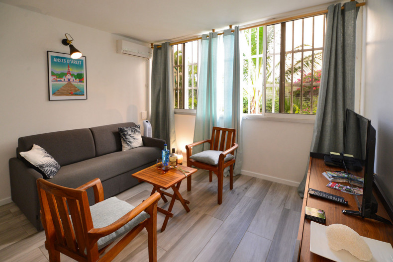 Location appartement F2 marina trois ilets pointe du bout