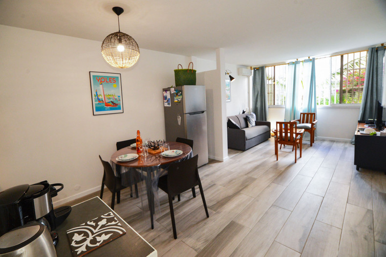 Location appartement F2 marina trois ilets pointe du bout