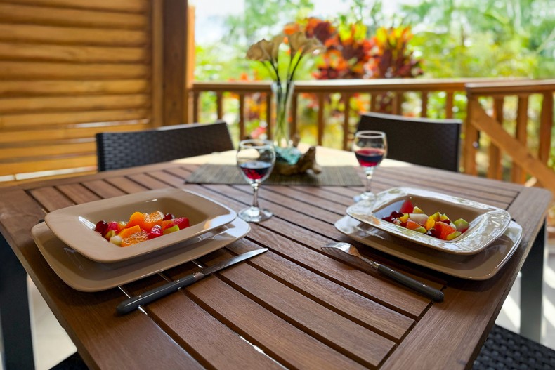 Location T2 le NID petite Anse d-arlet table