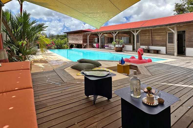 Location villa Paloma Trois Ilets piscine