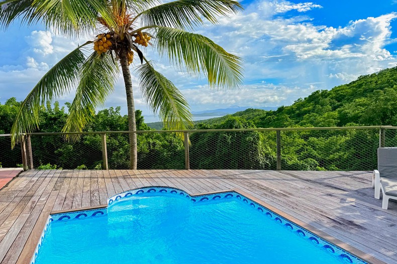 Location villa vue Sauvage Caravelle martinique vue