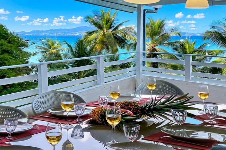 La terrasse La Douceur Vue Mer