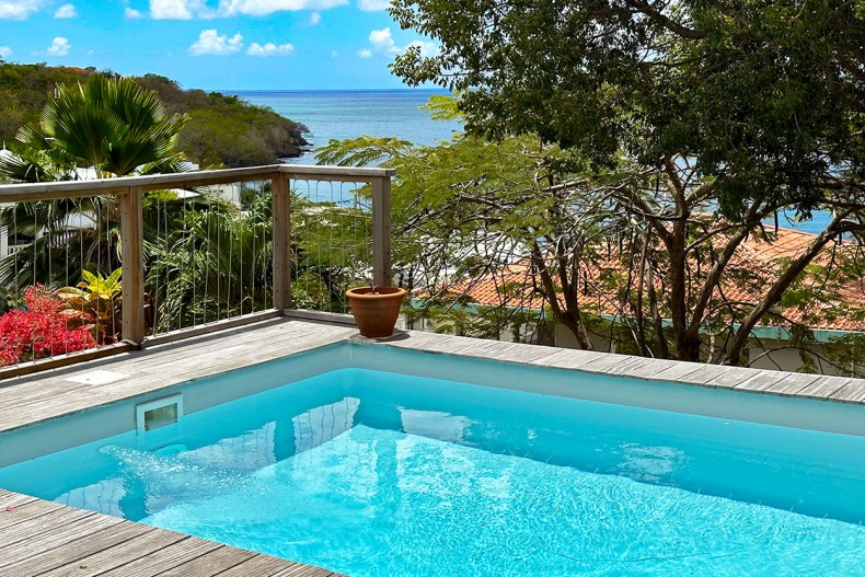 Location maison piscine Haut du Diamant Martinique