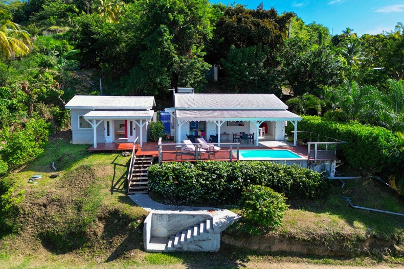 location-bungalow villa-Martinique-vue mer
