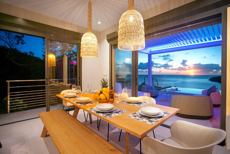 Location_Villa_5 etoiles_Anses_dArlet_Martinique_coucher soleil