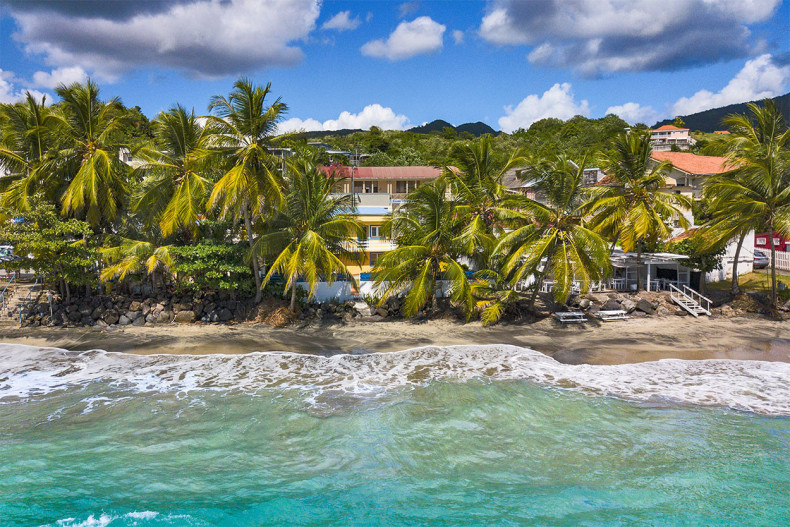 Maison sur la plage du Diamant
