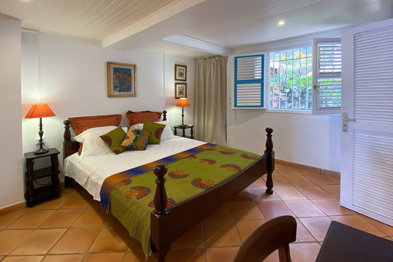 La toisième chambre de la villa.