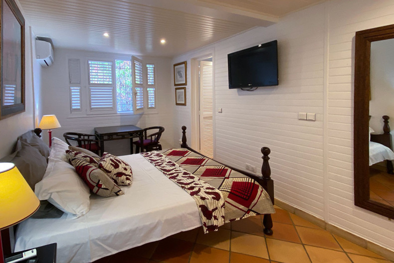 La première chambre de la villa.