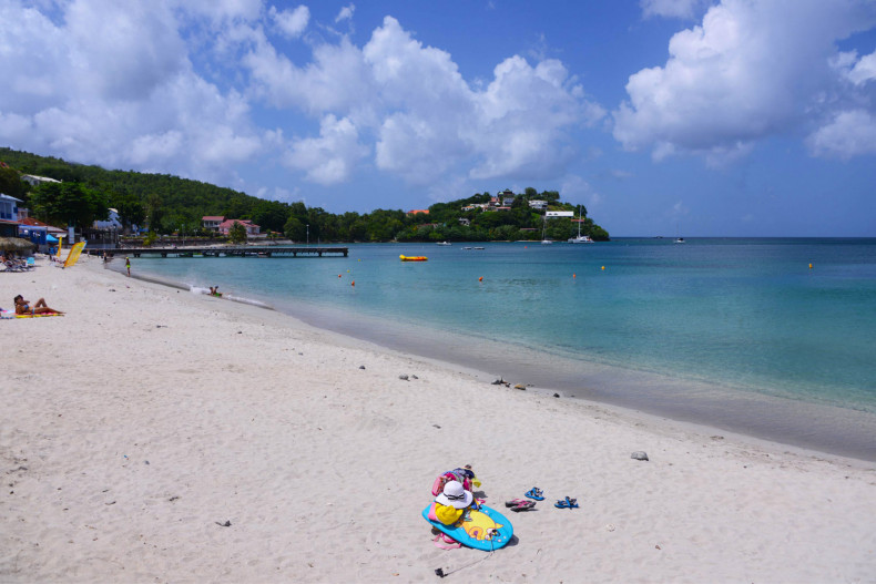 La plage de l'anse Mitan
