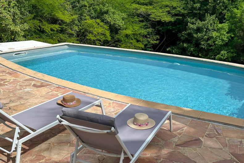 Transat Piscine villa Tartane Cap Nature