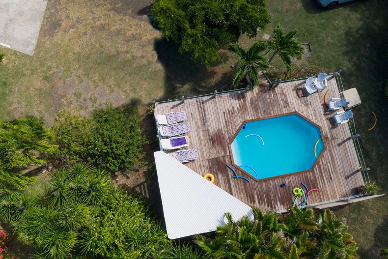 Location villa 6 ch Martinique piscine le vauclin plan