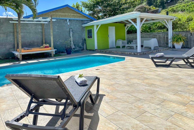 Transats villa vallée verte Rivière Salée Martinique