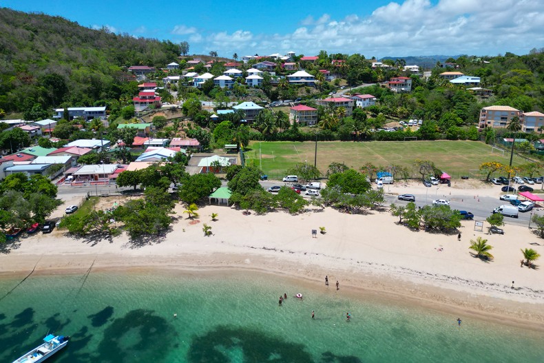 Plage de Tartane en drone