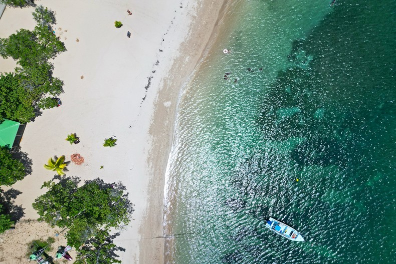Plage de Tartane en drone