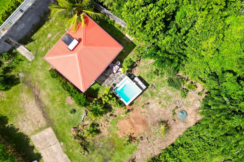 Plan Ti Papa Location bungalow le diamant Martinique