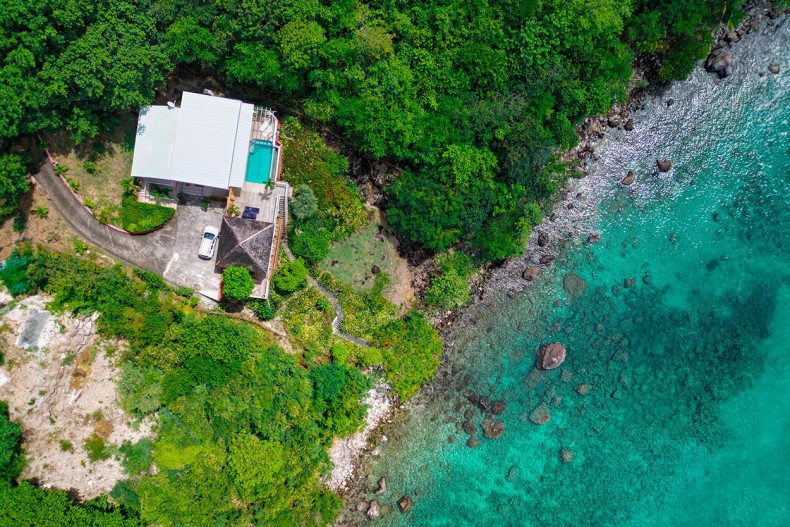 Plan villa Grand Large Anses d arlet