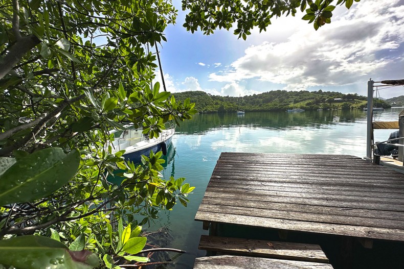 Ponton Privé maison des bois Martinique