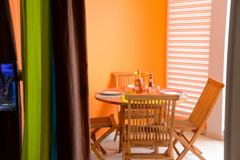 Résidence des iles T3 vue salon