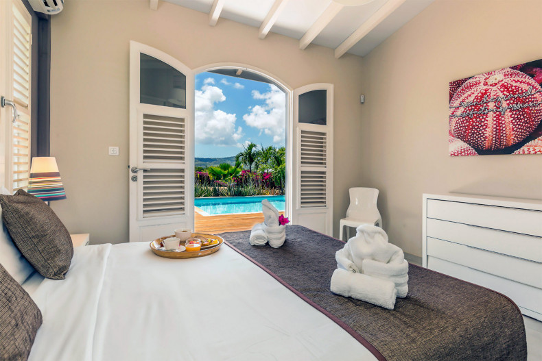 Chambre 3 RDC Villa les Palmiers Campagne