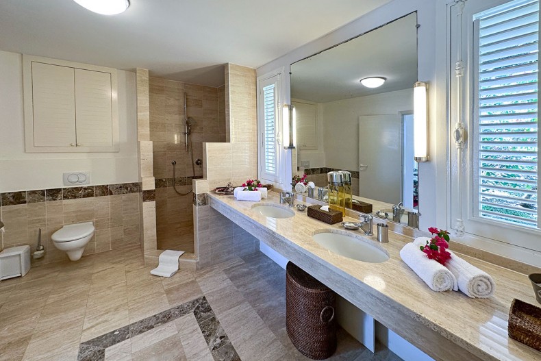 La Salle de bain et chambre Tropicale martinique