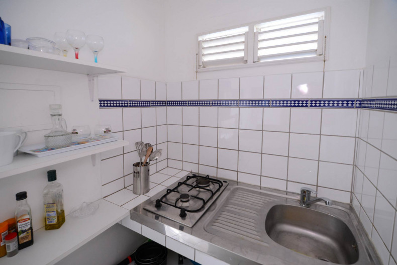 Coin cuisine côté jardin