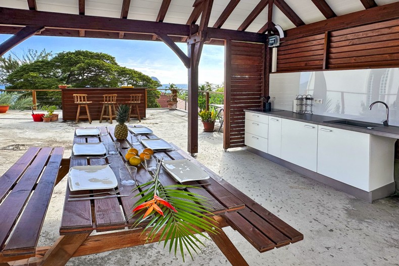 maison piscine sur le toit du Diamant