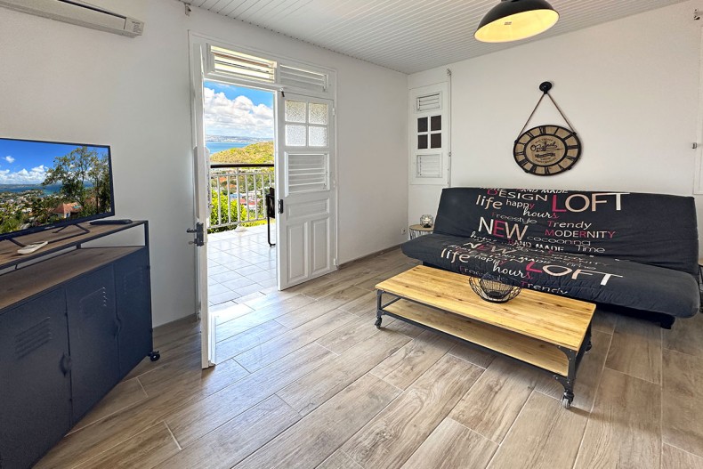 Location Trois Ilet Loft T2 Martinique salon