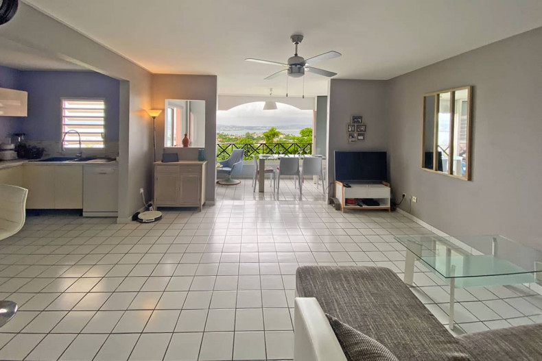 Sommets Anse mitan duplex salon