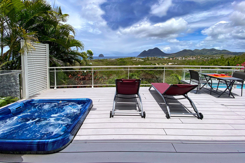 location Superbe villa vue diamant piscine et spa