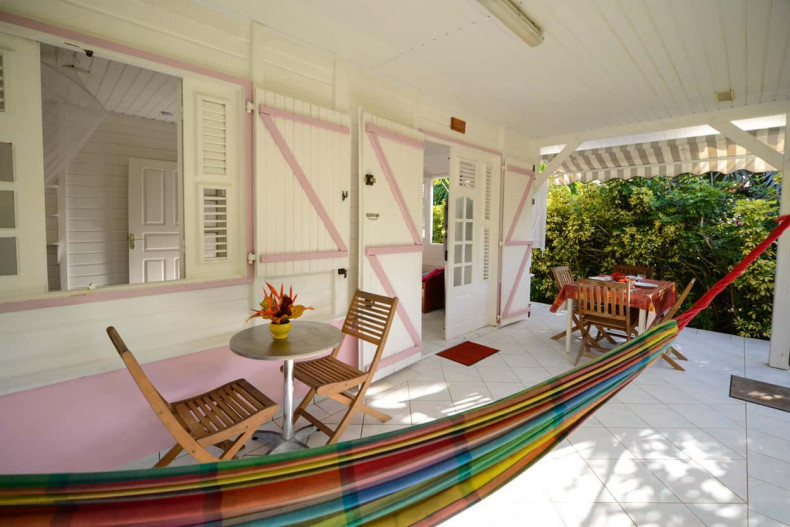 terrasse bungalow martinique