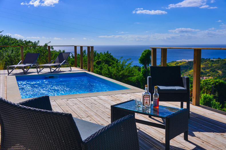 Villa vue mer des caraibes le carbet Ti Sunset
