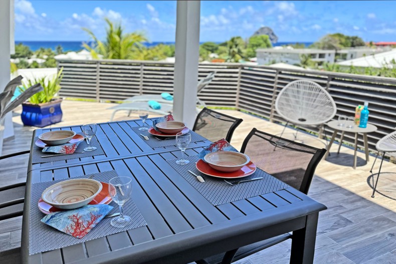 Location 2 personnes piscine le Diamant Martinique