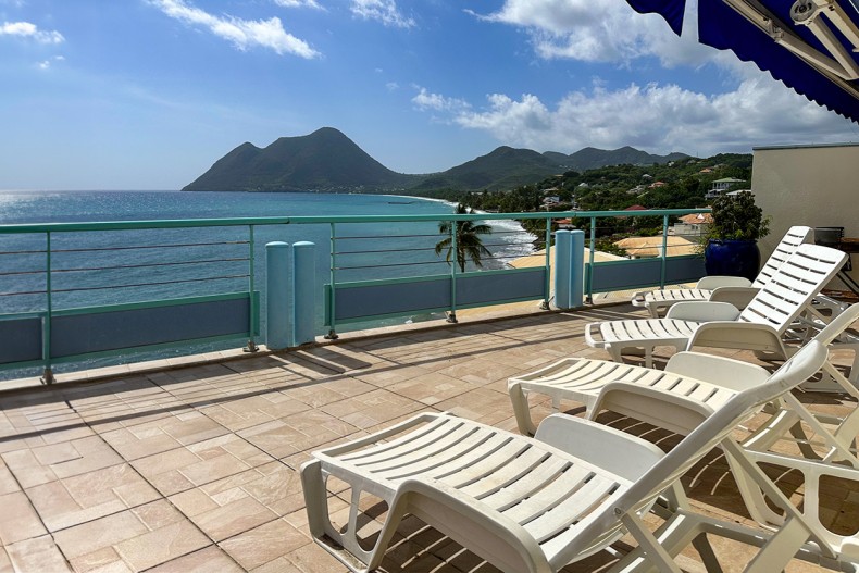 Sur la terrasse du Diamant