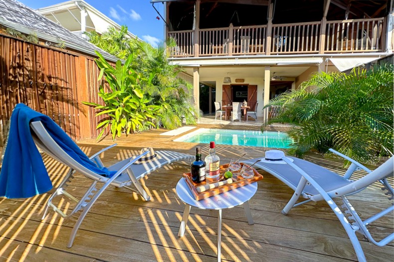 Tribord location avec piscine Anse d'arlet