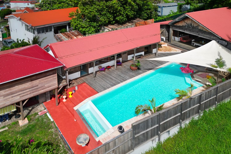 Location villa Paloma Trois Ilets piscine