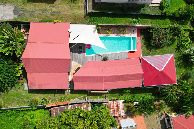 Location villa Paloma Trois Ilets piscine