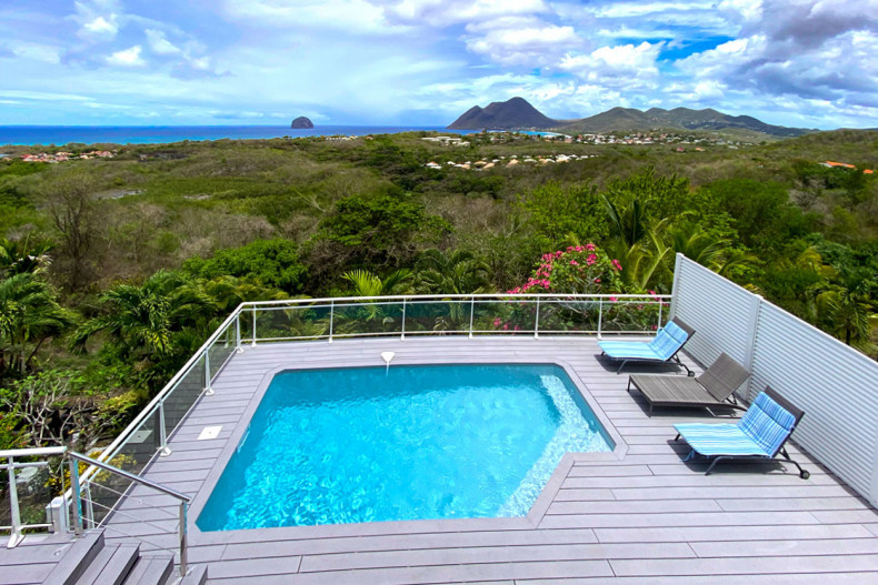 Superbe villa vue diamant piscine et spa