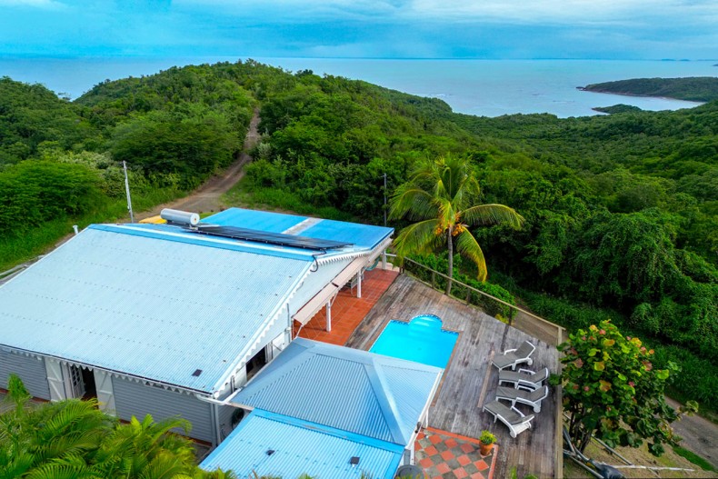 Location villa vue Sauvage Caravelle martinique vue