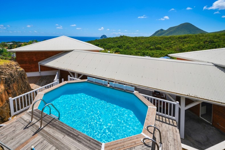 Location villa le diamant piscine
