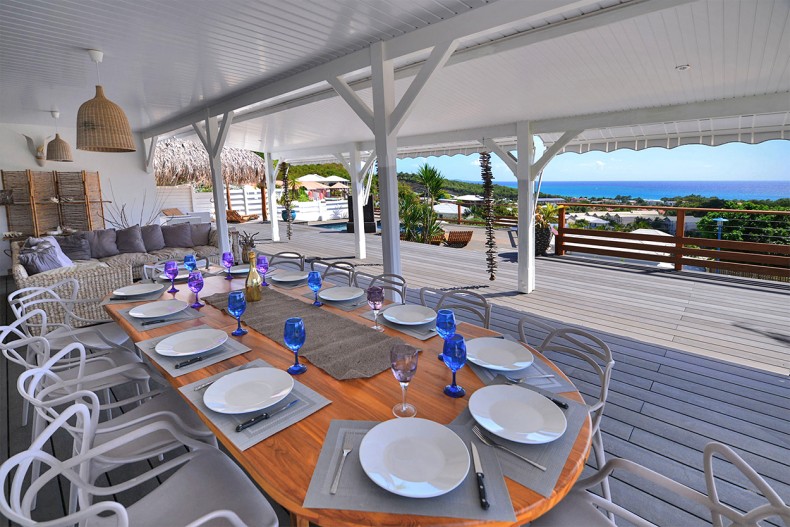 Le diamant blanc villa vue rocher du diamant